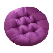 1 Pcs Mini Padded Cushion Chair Seat Pads Garden Chair Seat Cushion Pads Round Kitchen Office Seat Pads for Indoor Outdoor(Purple,30*30cm)