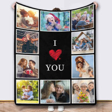 Gepersonaliseerde fotodeken met uw eigen foto's