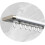 Rail de plafond en aluminium pour rideaux, blanc, 130 cm 1