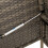 VidaXL vidaXL Gartenbank mit Kissen Grau Poly Rattan 8