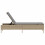 VidaXL vidaXL Sonnenliege mit Auflage Beige Poly Rattan 5