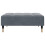 VidaXL vidaXL Fußhocker Dunkelgrau 77x55x31 cm Samt 4