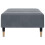 VidaXL vidaXL Fußhocker Dunkelgrau 77x55x31 cm Samt 5