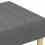VidaXL vidaXL Fußhocker Dunkelgrau 77x55x31 cm Stoff 5