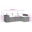 VidaXL vidaXL 4-tlg. Garten-Sofagarnitur mit Kissen Grau Poly Rattan 7