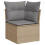 VidaXL vidaXL 7-tlg. Garten-Sofagarnitur mit Kissen Beige Poly Rattan 3