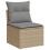 VidaXL vidaXL 7-tlg. Garten-Sofagarnitur mit Kissen Beige Poly Rattan 4