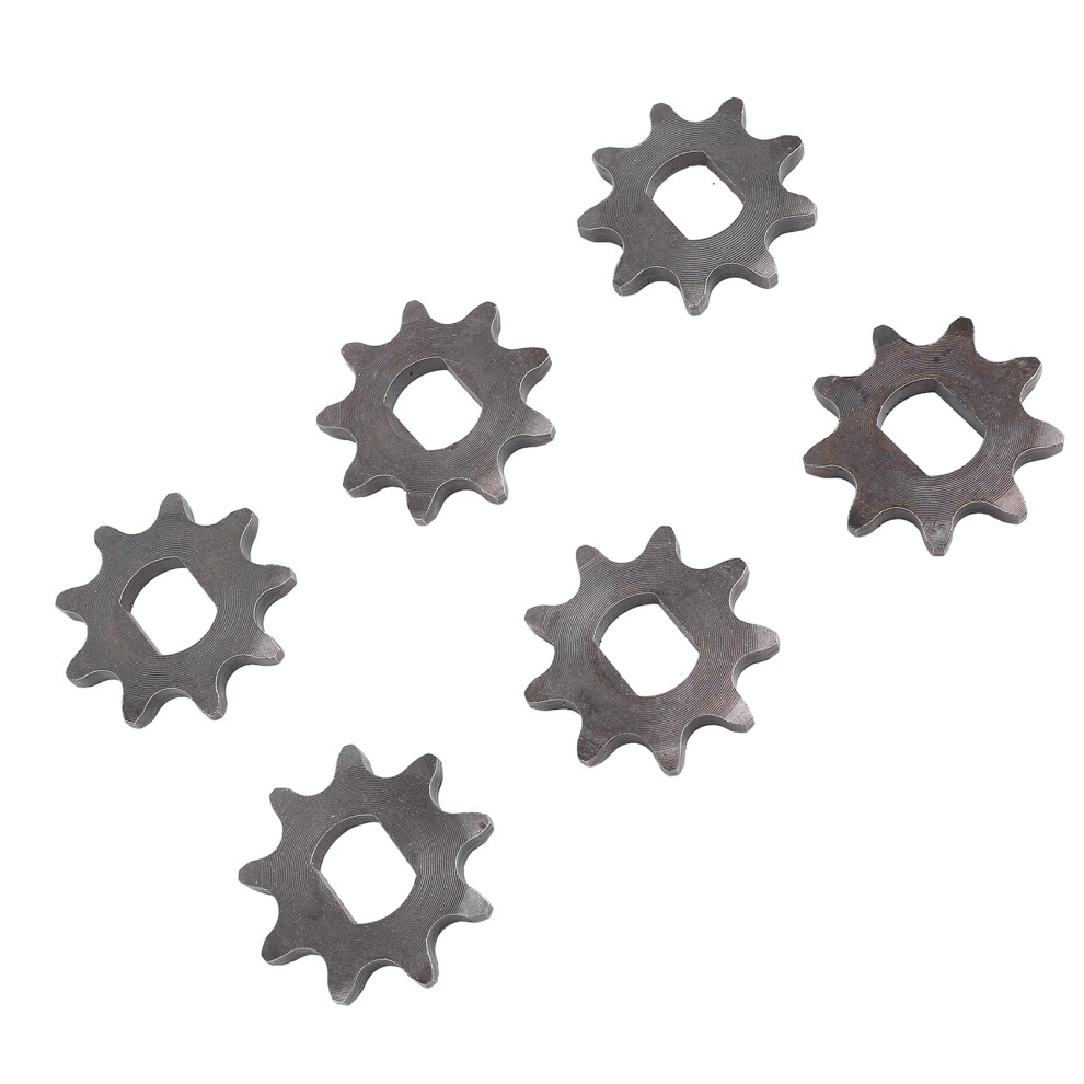 6Pcs Steel 420 9T Front Sprockets 12X17mm For Chains 3101391877084
