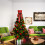 Christmas Tree Topper Hat26x20cm Cloth & PP 5