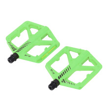 Nylon Fiber Flat Pedal for Road & Mountain Cycles, Green