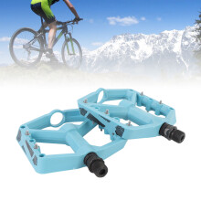 Nylon Fiber Mountain Bike Pedals 9/16 Thread Lake Blue