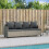 VidaXL vidaXL Sonnenliege mit Kissen Hellgrau Poly Rattan 3