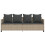 VidaXL vidaXL Sonnenliege mit Kissen Hellgrau Poly Rattan 5