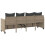 VidaXL vidaXL Sonnenliege mit Kissen Hellgrau Poly Rattan 7