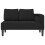 VidaXL vidaXL Chaiselongue mit Kissen Schwarz Samt 3
