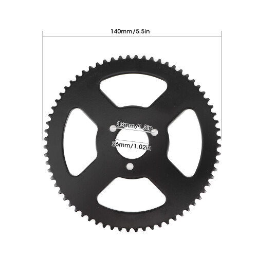 140mm Sprocket and 144 Link 25H Chain for Pocket 1