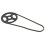 140mm Sprocket and 144 Link 25H Chain for Pocket 17