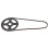 140mm Sprocket and 144 Link 25H Chain for Pocket 13