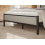 (Single) Snuggle Beds Nova Black Metal Upholstered Bed Frame 3
