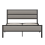 (Single) Snuggle Beds Nova Black Metal Upholstered Bed Frame 4