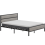 (Single) Snuggle Beds Nova Black Metal Upholstered Bed Frame 6