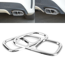 Hochglänzender Edelstahl-Auspuffendstück für Mercedes CLA 2013–2015