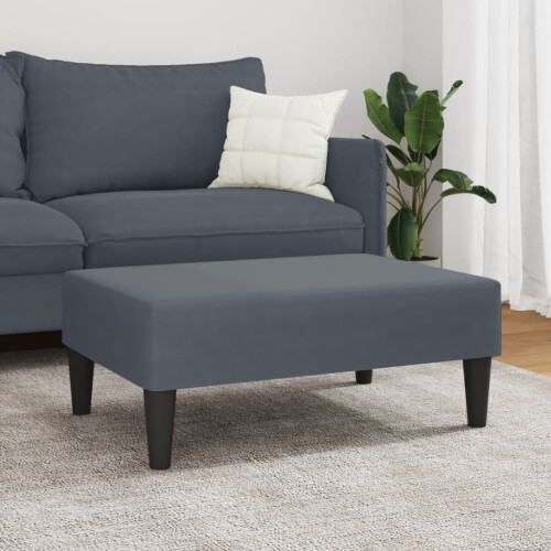 VidaXL vidaXL Fußhocker Dunkelgrau 77x55x31 cm Samt 2