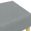 VidaXL vidaXL Fußhocker Hellgrau 77x55x31 cm Stoff 6