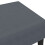VidaXL vidaXL Fußhocker Dunkelgrau 77x55x31 cm Samt 6