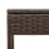 VidaXL vidaXL Sonnenliegen 2 Stk. mit Tisch Braun Poly Rattan 10