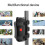 (S, Black) Bike Bluetooth Speaker Mount Portable Speaker Mount Adjustable Strap Bracket Holder 2