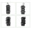 (S, Black) Bike Bluetooth Speaker Mount Portable Speaker Mount Adjustable Strap Bracket Holder 4