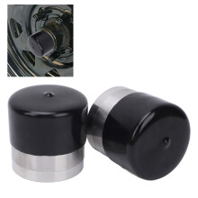 2PCS Trailer Wheel Bearing Cover Stainless Steel 1.980 Inch Hub Cap