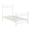 (Single, Cream) Snuggle Beds Aria Classic Metal Bed Frame 2