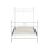 (Single, Cream) Snuggle Beds Aria Classic Metal Bed Frame 6