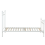(Single, Cream) Snuggle Beds Aria Classic Metal Bed Frame 4