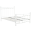 (Small Double, Cream) Snuggle Beds Aria Classic Metal Bed Frame 7