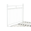 (Small Double, Cream) Snuggle Beds Aria Classic Metal Bed Frame 6