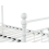(Small Double, Cream) Snuggle Beds Aria Classic Metal Bed Frame 5
