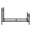 (Single, Black) Snuggle Beds Aria Classic Metal Bed Frame 6