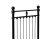 (Single, Black) Snuggle Beds Aria Classic Metal Bed Frame 4