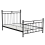 (Double, Black) Snuggle Beds Aria Classic Metal Bed Frame 6