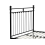 (Double, Black) Snuggle Beds Aria Classic Metal Bed Frame 2