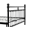 (Double, Black) Snuggle Beds Aria Classic Metal Bed Frame 5