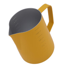 Yellow 500ML Stainless Steel Milk Frothing Pitcher for Latte Art
