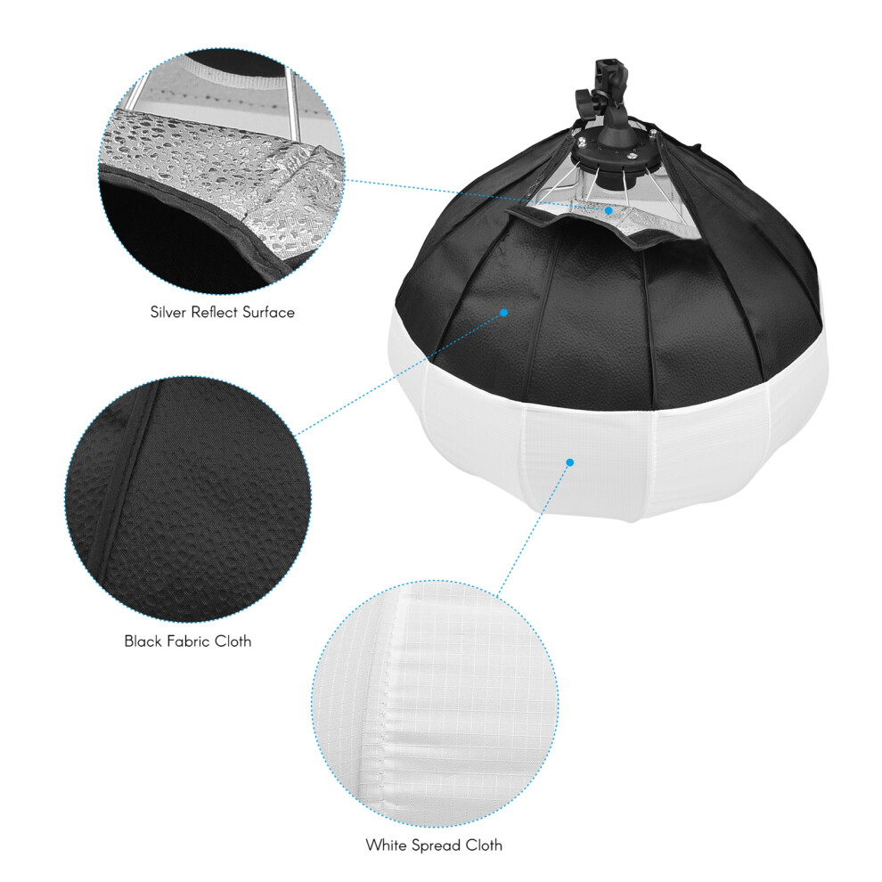 19.7In Quick-Install Lantern Softbox E27 7340572949998