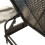 VidaXL vidaXL Sonnenliege mit Dach Schwarz Poly Rattan 8