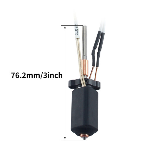 Extruder-Hotend-Set 0,4 mm gehärtete Stahldüse 1