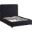 Seconique Madison 4ft 6inch Double Bed - Black Velvet Fabric 3