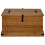 VidaXL vidaXL Storage Chest HALDEN 91x91x47 cm Solid Wood Pine 2